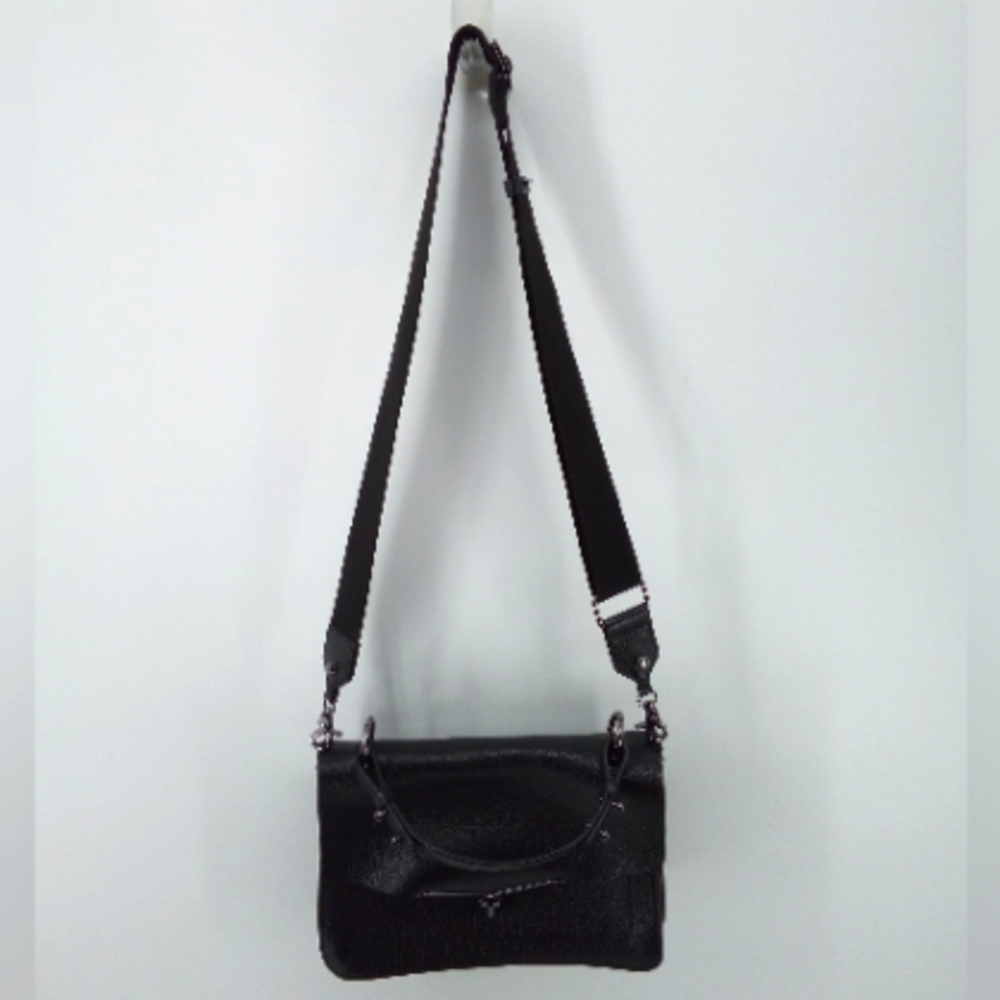 $278 Botkier VALENTINA FLAP SATCHEL in Core Handbag Purse Gunmetal Hardware Bag - Picture 10 of 16